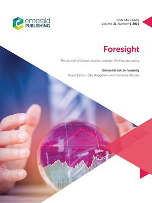 cover image of foresight, Volume 21, Number 1